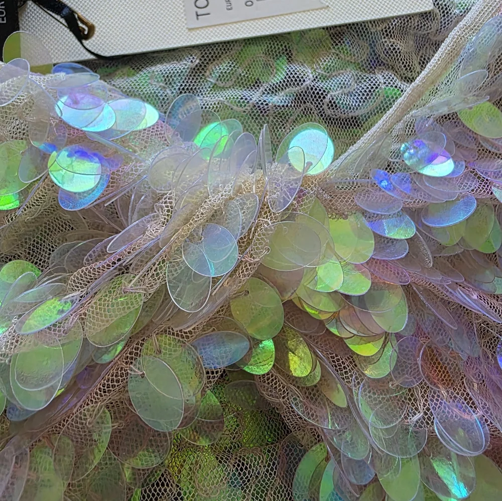 TopShop Iridescent Sequin Top - Picture 7 of 10